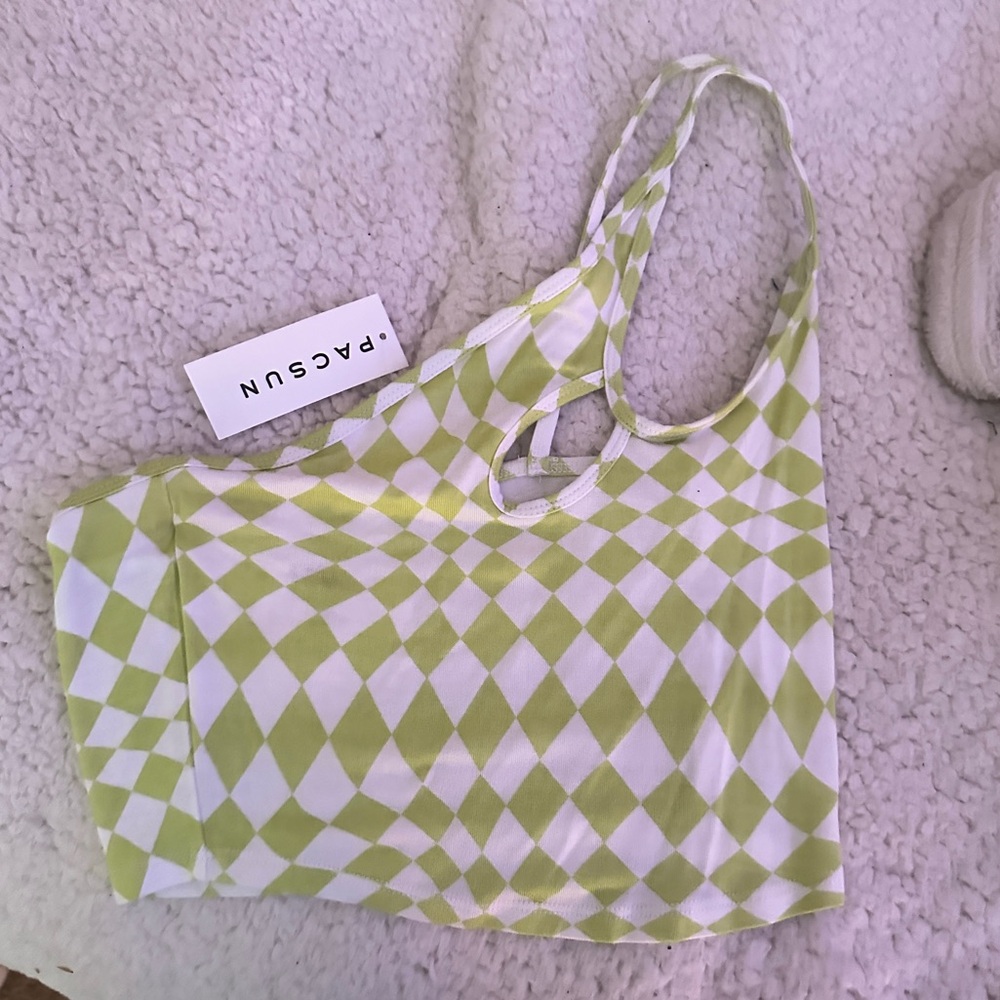 NWT Pacsun Roadtrim Asymmetric Tank Top (XS)